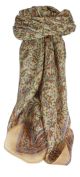Mulberry Silk Traditional Square Scarf Ulla Blush by Pashmina & Silk