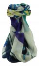 Mulberry Silk Contemporary Square Scarf Floral F204 by Pashmina & Silk