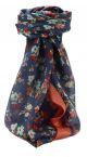 Mulberry Silk Contemporary Square Scarf Floral F209 by Pashmina & Silk