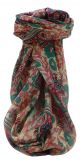 Mulberry Silk Contemporary Square Scarf Floral F212 by Pashmina & Silk