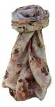 Mulberry Silk Contemporary Square Scarf Floral F217 by Pashmina & Silk