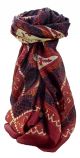 Mulberry Silk Contemporary Square Scarf Floral F219 by Pashmina & Silk