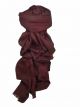 Finest Cashmere Damask Weave Ring Stole in Plum by Pashmina & Silk