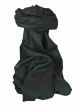 Finest Cashmere Damask Weave Ring Stole in Black by Pashmina & Silk