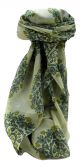 Mulberry Silk Contemporary Square Scarf Floral F231 by Pashmina & Silk