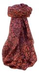 Mulberry Silk Contemporary Square Scarf Quila Rose by Pashmina & Silk