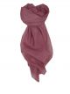 Mulberry Silk Hand Dyed Square Scarf Rose from Pashmina & Silk