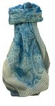 Mulberry Silk Contemporary Square Scarf Kangri Charcoal by Pashmina & Silk