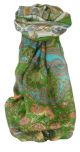 Mulberry Silk Traditional Long Scarf Dhar Sage by Pashmina & Silk