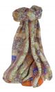 Mulberry Silk Traditional Long Scarf Vish Terracotta by Pashmina & Silk