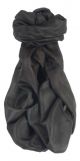 Mulberry Silk Classic Hand Dyed Long Scarf Black from Pashmina & Silk