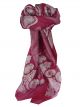 Mulberry Silk Classic Square Scarf Zahra Pink by Pashmina & Silk