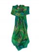 Mulberry Silk Classic Square Scarf Orissa Teal by Pashmina & Silk