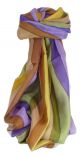 Mulberry Silk Classic Long Scarf Ankola Rainbow Palette by Pashmina & Silk