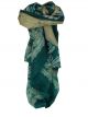Mulberry Silk Classic Square Scarf Geena Teal by Pashmina & Silk