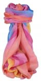 Mulberry Silk Classic Long Scarf Nigam Rainbow Palette by Pashmina & Silk