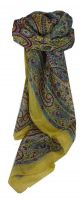 Mulberry Silk Traditional Square Scarf Suya Sand by Pashmina & Silk