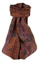 Muffler Scarf 4353 in Fine Pashmina Wool from the Heritage Range by Pashmina & Silk