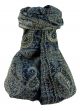 Muffler Scarf 5183 in Fine Pashmina Wool from the Heritage Range by Pashmina & Silk