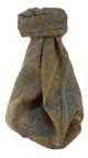 Muffler Scarf 6203 in Fine Pashmina Wool from the Heritage Range by Pashmina & Silk