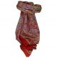 Mulberry Silk Traditional Square Scarf Sami Flame by Pashmina & Silk