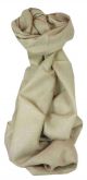 MENS Fine Cashmere Scarf Fawn by Pashmina & Silk