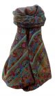 Mulberry Silk Traditional Square Scarf Geetha Copper by Pashmina & Silk
