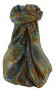 Mulberry Silk Traditional Square Scarf Karun Gold by Pashmina & Silk