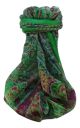 Mulberry Silk Traditional Long Scarf  Ajay  Green by Pashmina & Silk
