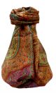Mulberry Silk Traditional Long Scarf  Ishara Marigold by Pashmina & Silk