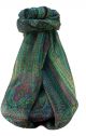 Mulberry Silk Traditional Long Scarf  Ranveer Sage by Pashmina & Silk
