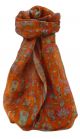 Mulberry Silk Traditional Long Scarf  Vimi Marigold by Pashmina & Silk