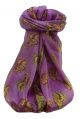 Mulberry Silk Traditional Long Scarf  Yahan Pink by Pashmina & Silk