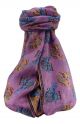 Mulberry Silk Traditional Long Scarf  Yahan Maroon by Pashmina & Silk