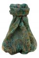 Mulberry Silk Traditional Long Scarf  Zareen Sage by Pashmina & Silk
