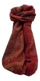Muffler Scarf 7439 in Fine Pashmina Wool Heritage Range by Pashmina & Silk