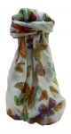 Mulberry Silk Contemporary Long Scarf Floral F243 by Pashmina & Silk