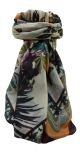 Mulberry Silk Contemporary Square Scarf Floral F241 by Pashmina & Silk