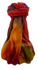 Varanasi Ekal Premium Silk Long Scarf Heritage Range Singh 4 by Pashmina & Silk