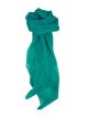 Mulberry Silk Hand Dyed Square Scarf Teal from Pashmina & Silk